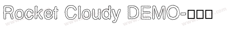 Rocket Cloudy DEMO字体转换